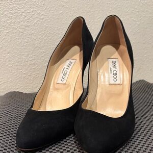 Jimmy Choo Elegant Black Suede Heels